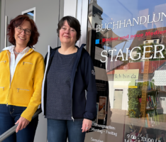 Barbara Sigloch übergibt die Buchhandlung Staiger